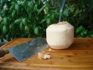 Raw Coconut Opened Ready To Drink