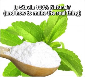 Stevia product is super-refined using toxic chemicals and bleaching agents such as methanol, arsenic, ethanol, acetone and others.