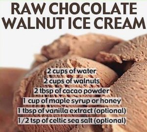 Raw Chocolate Walnut Ice Cream Dairy Free. Refined Sugar Free. Soy Free. Gluten Free. Chemical Free. Artificial Anything Free....
